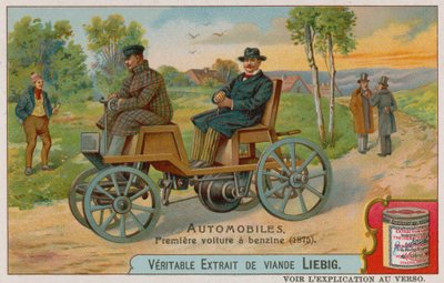 最初のガソリン車、1875 作： European School