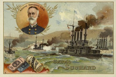 ウィリアムサンプソン、アメリカ海軍大将、スペイン-アメリカ戦争、1898年 作： European School