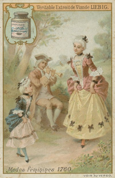 1760年の女性 作： European School