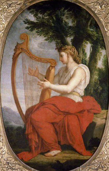 カリオペ、1650〜52年頃 作： Eustache Le Sueur