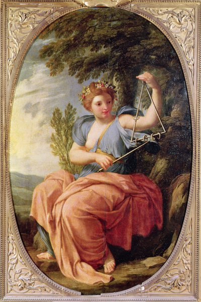 テルプシコア、1646-47 作： Eustache Le Sueur