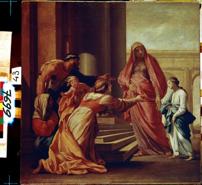 聖母マリアのプレゼンテーション 作： Eustache Le Sueur