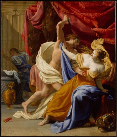 タマールのレイプ、1640年頃（キャンバスに油彩） 作： Eustache Le Sueur