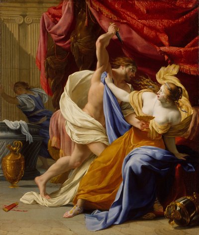 タマルのレイプ、おそらく約。 1640年。 作： Eustache Le Sueur