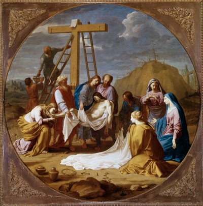 キリストの宣誓」（油彩・カンヴァス、1651年頃 作： Eustache Le Sueur
