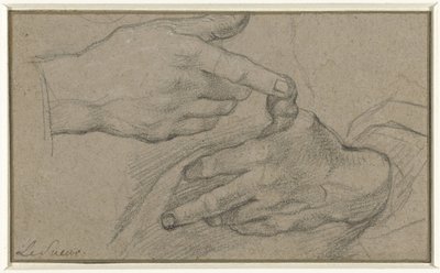 両手の研究 作： Eustache Lesueur