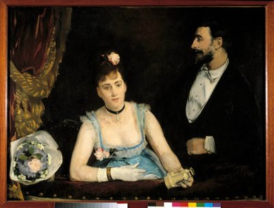 イタリアのロッジ。エヴァ・ゴンザレス（1849～1883）の絵 作： Eva Gonzalès