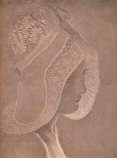 「少女の頭」、c1900。 作： Eva Watson Schutze