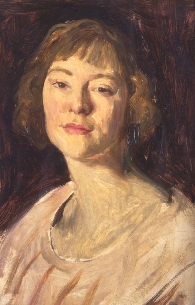 肖像画（キャンバスに油彩） 作： Evan John Walters