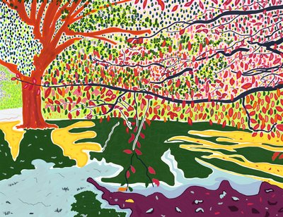 初秋、プロスペクト公園（デジタルアート） 作： Evan Sklar