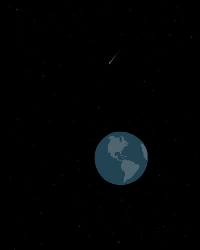 宇宙から見た地球（デジタルアート） 作： エヴァン・スクラー