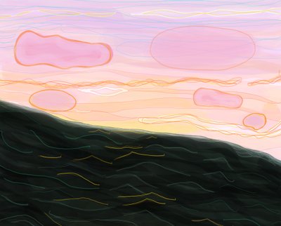 夕暮れの海 作： エヴァン・スクラー