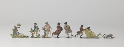 ザイストのモラヴィア兄弟によって作られたブリキのフィギュア 作： Evangelische Broedergemeente
