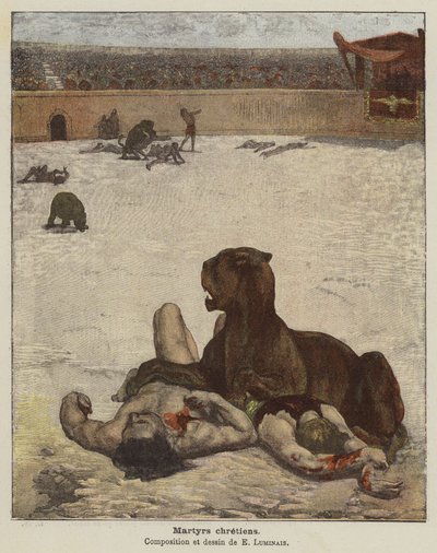 クリスチャン殉教者 作： Evariste Vital Luminais
