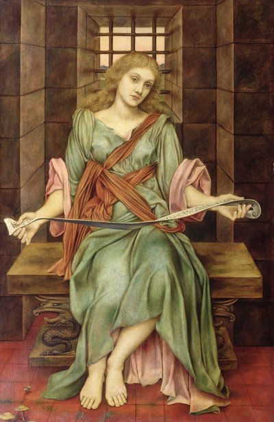 The Soul&39;s Prison House、1888 作： Evelyn De Morgan