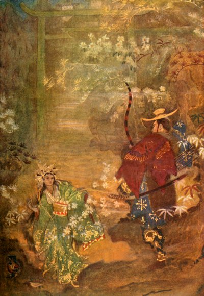 「ホオリと海神の娘」、1912年。 作： Evelyn Paul