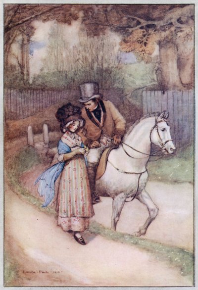 Gaskell夫人によるCranfordのイラスト（カラーリソ） 作： Evelyn Paul