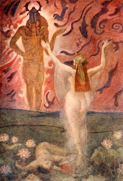 「イシスとラー」、1915年。 作： Evelyn Paul