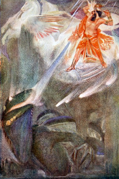 1916年、「彼は強大だった」。 作： Evelyn Paul