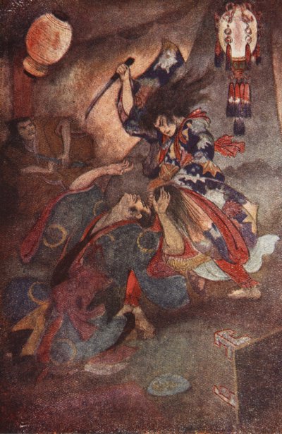 ヤマト王子とタケル、F Hadland Davis 作「The Myths and Legends of Japan」のイラスト 作： Evelyn Paul