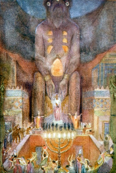 「ベルへの犠牲」、1916年。 作： Evelyn Paul