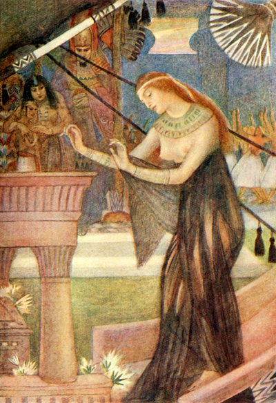 「ビブロスからのアイリスの出発」、1915年。 作： Evelyn Paul