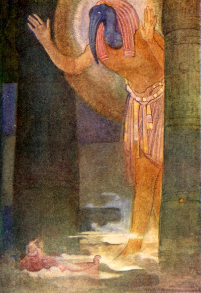 「トートと主任魔術師」、1915年。 作： Evelyn Paul
