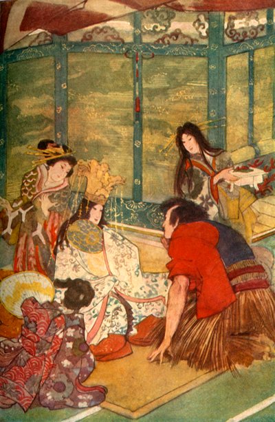 「浦島と海王の娘」、1912年。 作： Evelyn Paul
