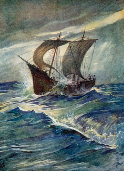 若い巡礼者のためのイラスト 作： Evelyn Stuart Hardy