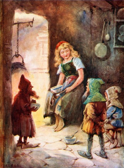 三人の小人 作： Evelyn Stuart Hardy