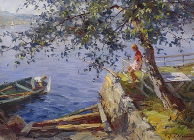 Endresenin guesthousen lapset (öljy kankaalle) 作： Even Ulving