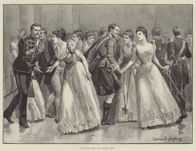 新年のボール、レディースチェーン 作： Everard Hopkins