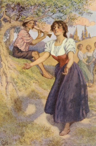 ローレンス・スターンによる感傷的な旅のイラスト 作： Everard Hopkins