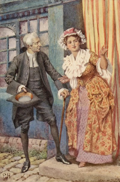 ローレンス・スターンによる感傷的な旅のイラスト 作： Everard Hopkins
