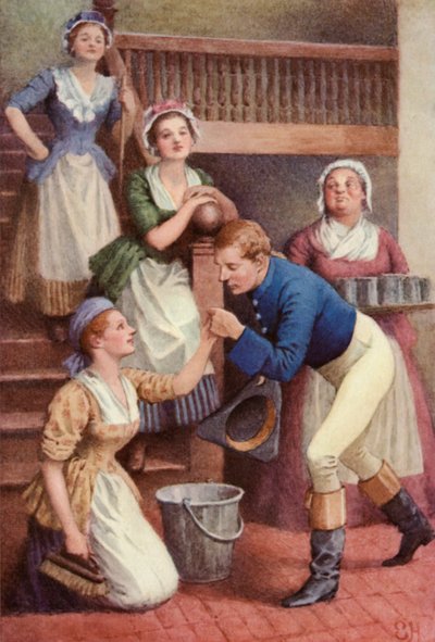ローレンス・スターンによる感傷的な旅のイラスト 作： Everard Hopkins