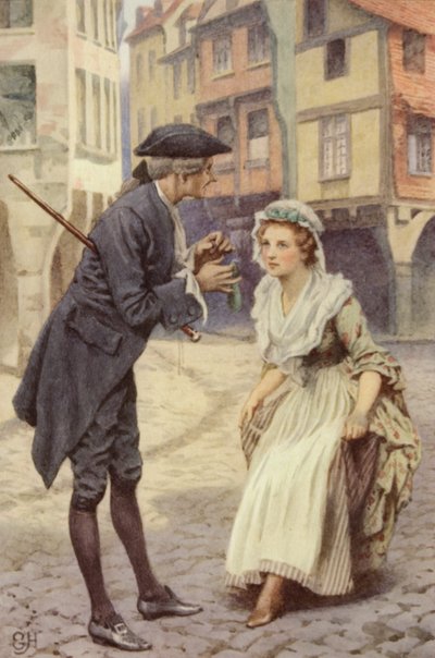 ローレンス・スターンによる感傷的な旅のイラスト 作： Everard Hopkins