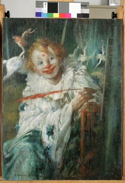 赤い羽根のピエロ 作： Everett Shinn