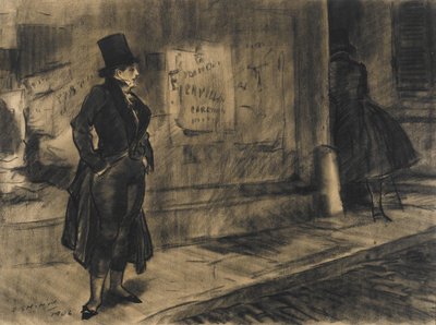 夫の後を追うフレデリック 作： Everett Shinn