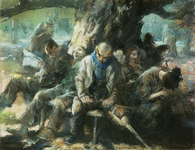 ロンドン、グリーンパーク 作： Everett Shinn