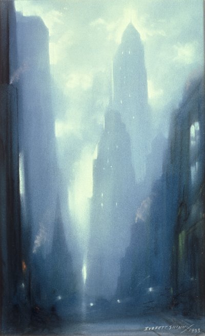 夜のニューヨーク 作： Everett Shinn