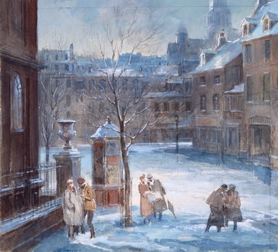 パリの街並み 作： Everett Shinn