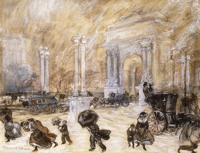 デューイ・アーチ、マディソン・スクエア 作： Everett Shinn