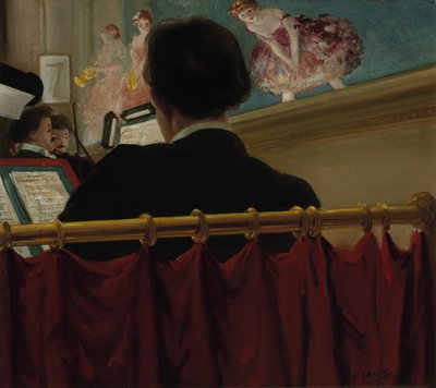 オーケストラ・ピット、オールド・プロクター5番街劇場 作： Everett Shinn