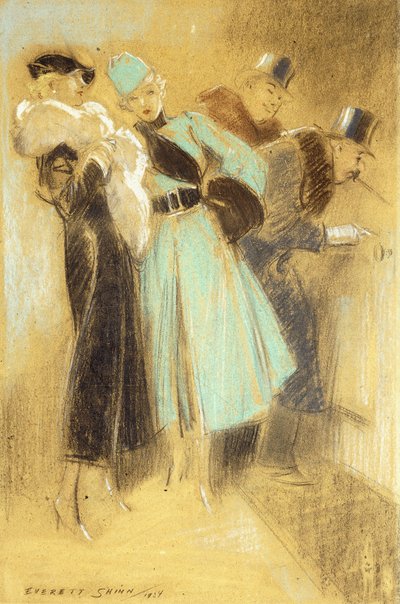最悪の場合-彼の銅版画を見よう 作： Everett Shinn