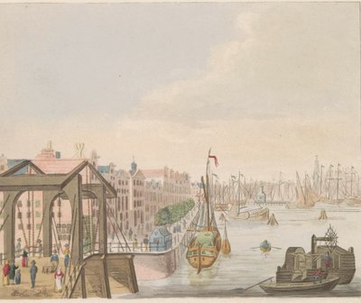 アムステルダムの外観、1810～1813年頃 Vue du Buitenkant le long de l