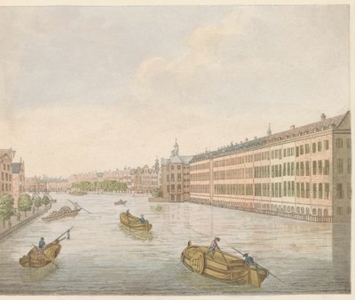 ビネン アムステルの眺め、1810～1813年頃 Vue du Blaauwe-Brug、prise de l