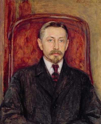 Ivan A. Bunin (1870-1953) の肖像 作： Evgeniy Iosipovich Bukovetsky
