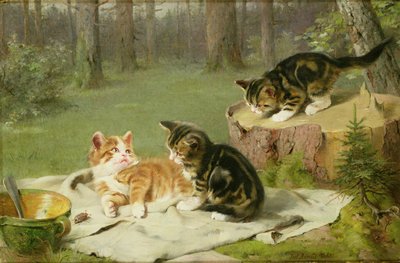 子猫の演奏 作： Ewald Honnef