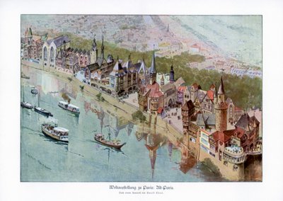 旧パリ、パリ万博、1889年、1900年。 作： Ewald Thiel