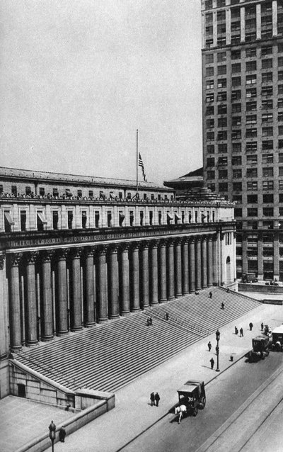 ジェームズファーリー郵便局の建物、ニューヨーク市、米国、c1930年代。 作： Ewing Galloway